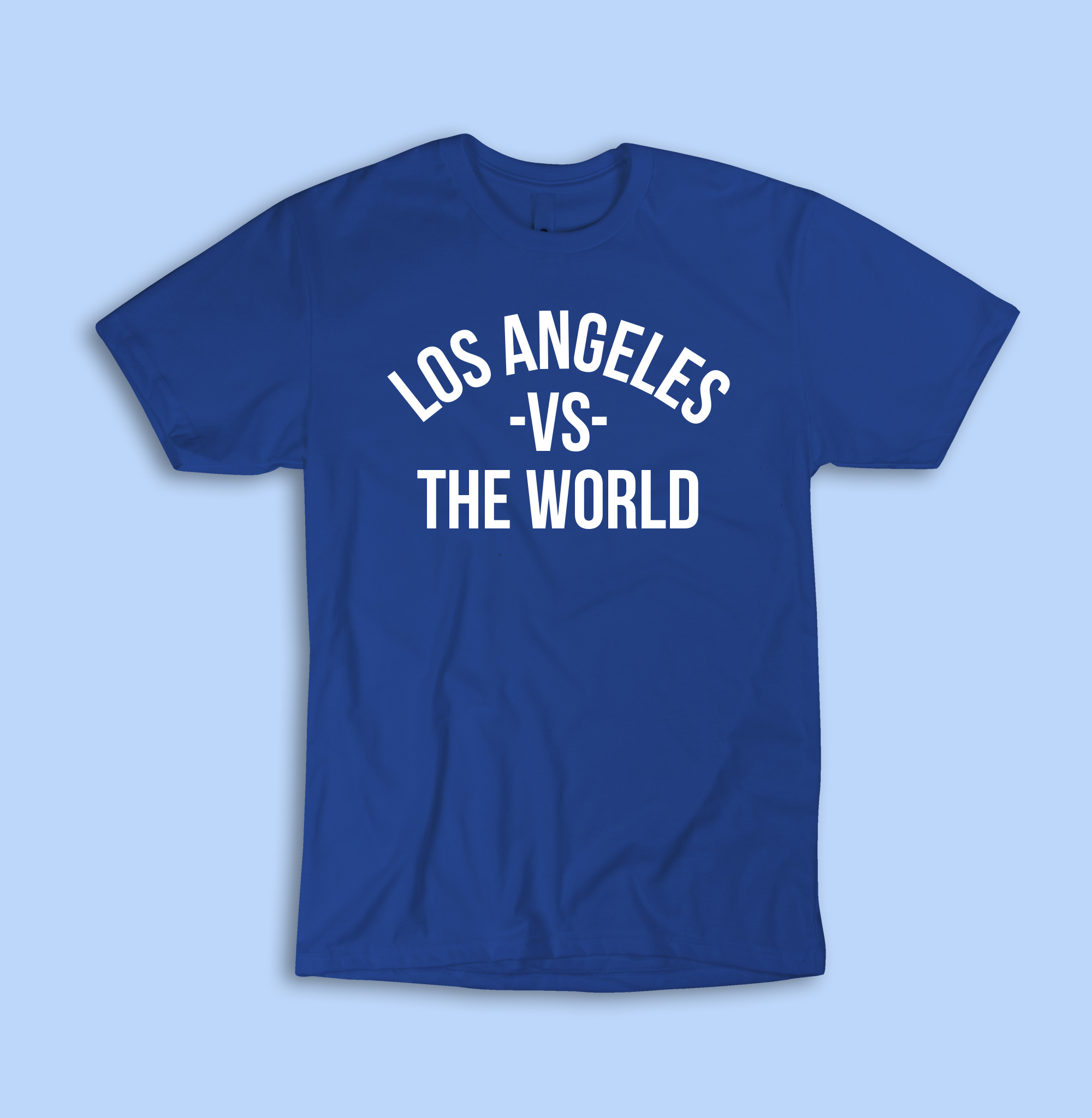 L A Los Angeles Logo T Shirt Size S-M-L-XL-2XL-3XL